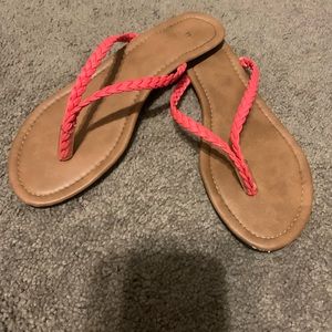 Pink sandals